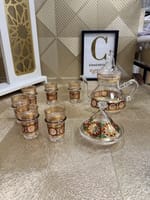 Set à Thé Marocain Zellige Rouge