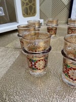 Set à Thé Marocain Zellige Rouge – Image 2