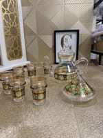 Set à Thé Marocain Zellige Vert