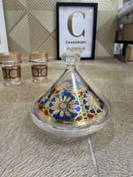 Set à Thé Marocain Zellige Bleu – Image 3