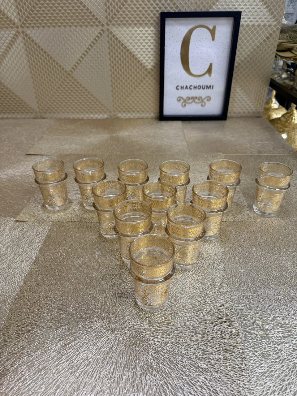 Ensemble 12 verres à thé Zellige Cartier – Image 2