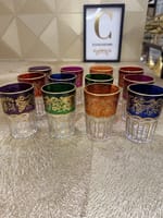 Set 12 verres à thé bellar coloré