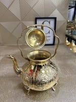 Théière marocaine Boqraj dorée – Image 3