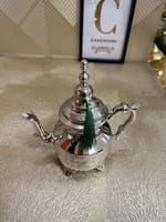 Théière marocaine Maestro argentée