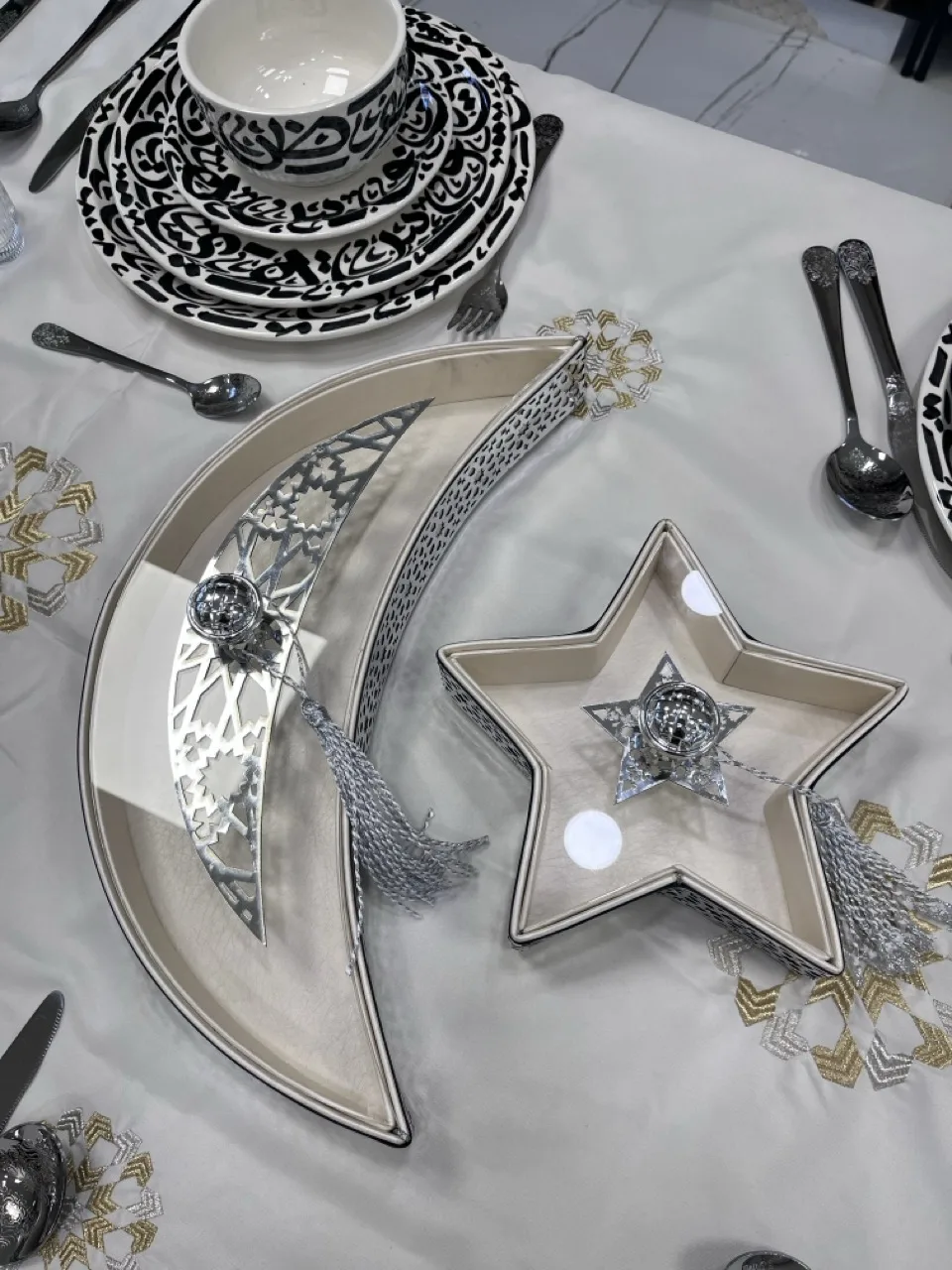 Boites Lune étoile argenté