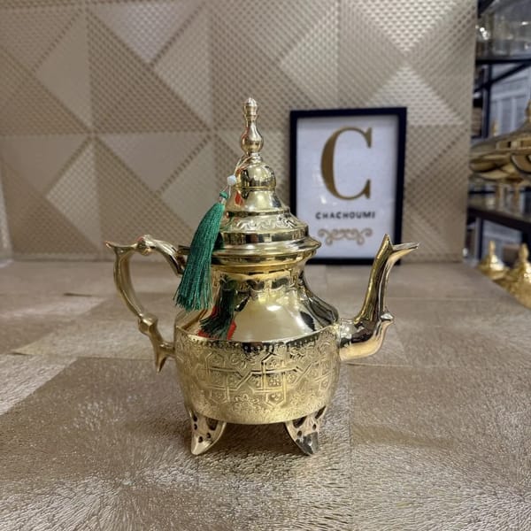 Théière marocaine Maestro dorée