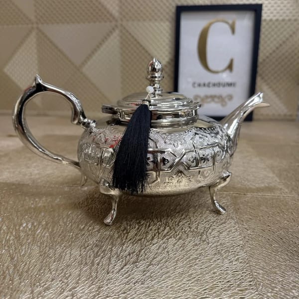 Théière marocaine Florin argentée